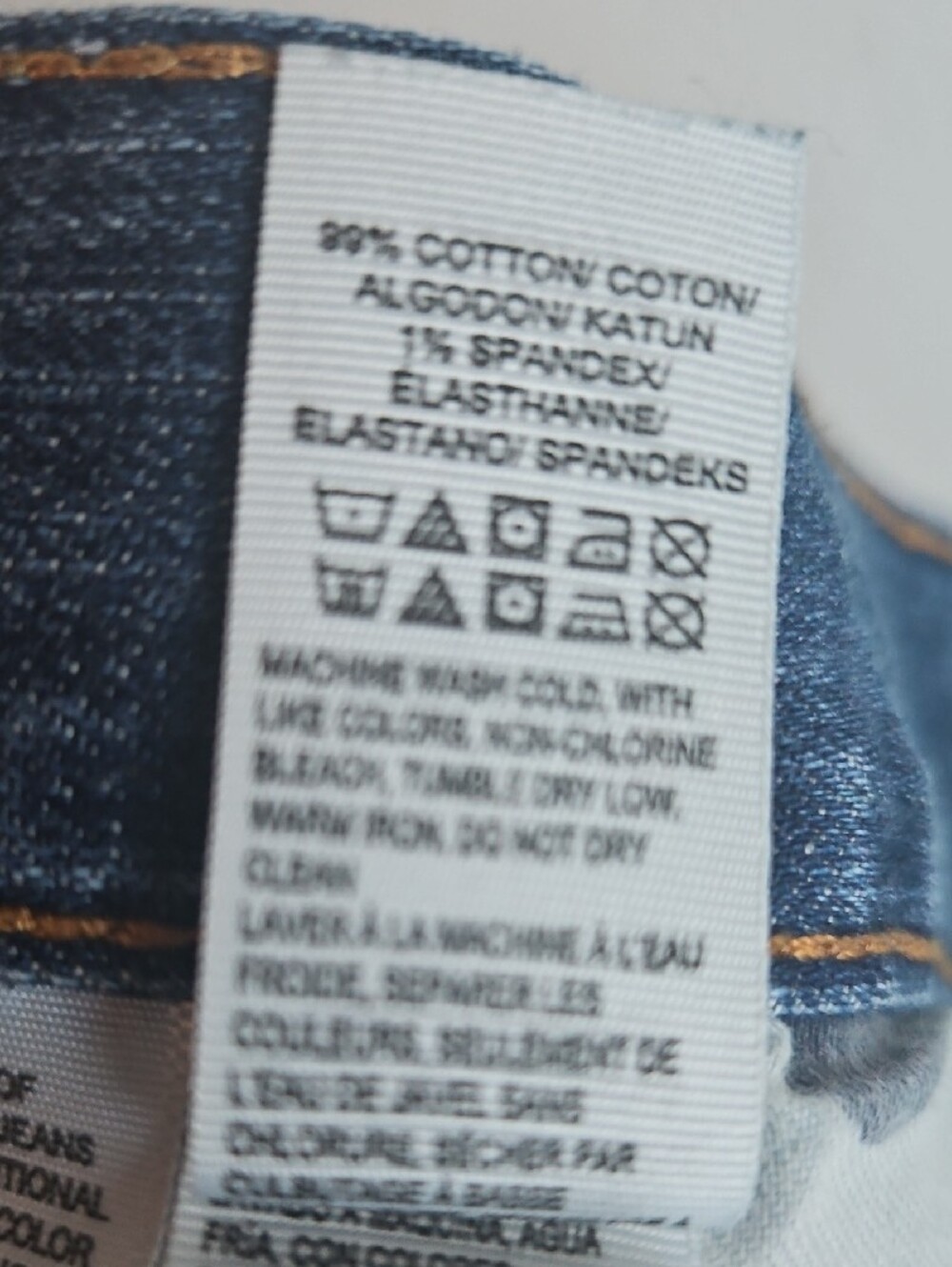 Lucky Brand Women's 221 Original Straight Leg Blue Jeans 34 X 32 - Picture 7 of 8